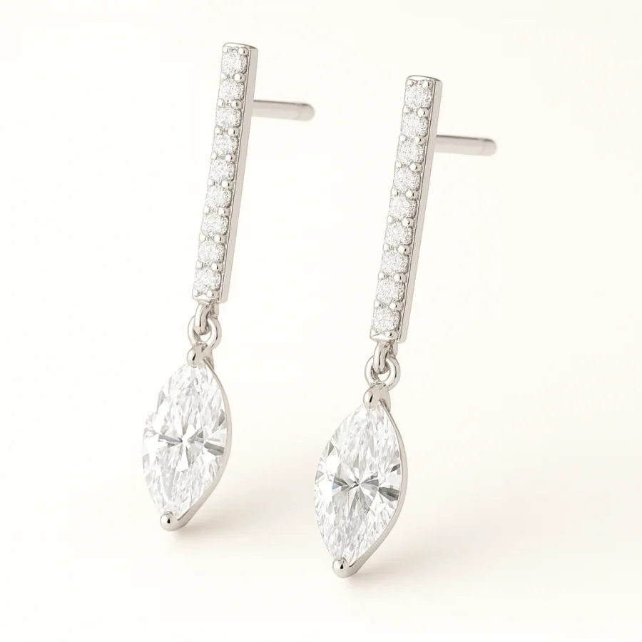 Drop Earrings · Marquise
