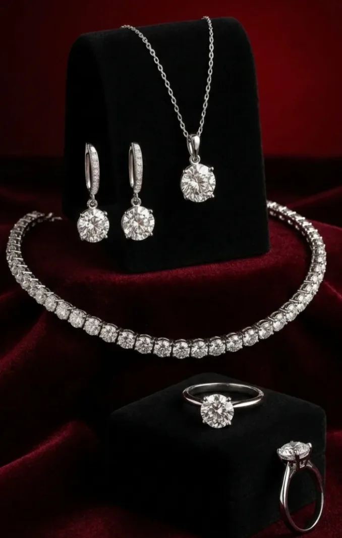 Diamond jewelry at the M. JEWELRY studio